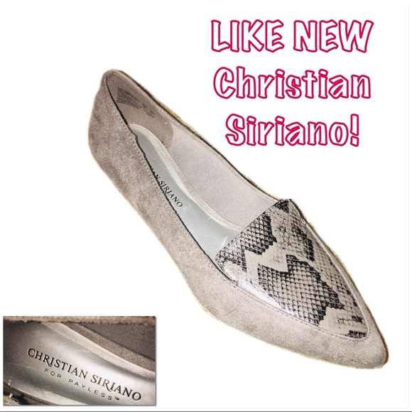 Christian Siriano Shoes - •CHRISTIAN SIRIANO| LIKE NEW |Snake Print Loafers•
